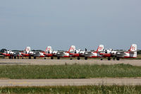 Bastia Poretta Airport - 5 Conair S2 Firecat just arrived from the continent for the fire season - by BTT