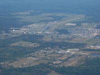 Himsel Army Airfield Airport (11II) - Looking SE from about 7 miles out. - by Bob Simmermon