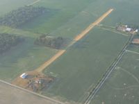 NONE Airport - Uncharted airstrip just north of Greenville, Ohio on Co. Hwy. 32.  Looking SE. - by Bob Simmermon