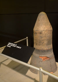 Wright-patterson Afb Airport (FFO) - AF Museum  Minuteman 1A Reentry vehicle - tested - by Ronald Barker