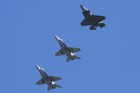 Fort Worth Nas Jrb/carswell Field Airport (NFW) - F-35 test flight program - BF-03 and two F/A-18 escorts from NAS Pax River over NAS Fort Worth - by Zane Adams
