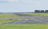 RAF Leuchars Airport, Leuchars, Scotland United Kingdom (EGQL) - Looking East down  runway 09/27 ,now re-designated as 08/26 in Febuary 2013 - by Mike stanners