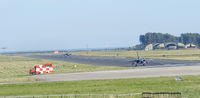 RAF Leuchars Airport, Leuchars, Scotland United Kingdom (EGQL) - a trio of JBG-32 Tornado ECR's ,46+36,46+49 & 46+24,landing on runway 27 after a Joint warrior mission - by Mike stanners