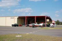 Williston Municipal Airport (X60) - FBO and 1984 Cessna 210N, N4983U, at Williston Municipal Airport, Williston, FL - by scotch-canadian