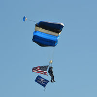 Culpeper Regional Airport (CJR) - CAF Parachutest opening the Culpeper Air Fest 2012 - by Ronald Barker