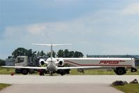 Leipzig/Halle Airport, Leipzig/Halle Germany (EDDP) - Fueling of a business aircraft on GAT..... - by Holger Zengler