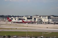 Miami International Airport (MIA) - Santa Barbara and Virgin Atlantic at Miami - by Florida Metal