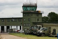 Evreux Fauville Airport - Control Tower, Evreux-Fauville AB 105 (LFOE) - by Yves-Q