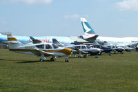 Kemble Airport, Kemble, England United Kingdom (EGBP) - Rockwell Commander fly-in at Kemble - by Chris Hall