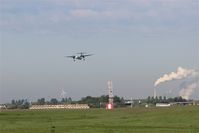 Leipzig/Halle Airport, Leipzig/Halle Germany (EDDP) - Morning shuttle from MUC on final for rwy 08L.... - by Holger Zengler