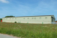 X3PP Airport - one of four surviving T2 hangars at the former RAF Peplow, which was also know as:	HMS Godwit II / RAF Child's Ercall / RNAS Peplow. It was in use between 1941 and 1949 - by Chris Hall