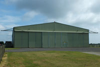 X1WE Airport - Parachute club hangar at Weston on the Green - by Chris Hall