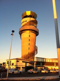 Christchurch International Airport - Tower in crisp morning sun - by magnaman