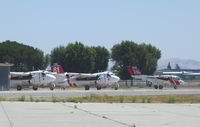 Hollister Municipal Airport (CVH) - California Division of Forestry CalFire base on Hollister Airport. - by Bill Larkins