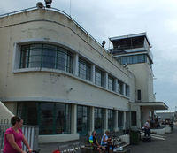 Shoreham Airport, Shoreham United Kingdom (EGKA) - Shoreham Airport's Grade II* listed art deco style Terminal Building - by Chris Hall