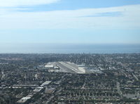 Santa Monica Municipal Airport (SMO) - Santa Monica Airport Rwy21 modified straight in over Fwy10 - by COOL LAST SAMURAI