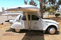 Gillespie Field Airport (SEE) - At the entrance to the San Diego Air & Space Museum Annexe - by Terry Fletcher