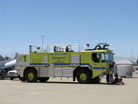 Camarillo Airport (CMA) - Camarillo Airport Fire Truck-Fire Station is on the airport with direct access. - by Doug Robertson