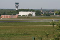 Brussels Airport, Brussels / Zaventem   Belgium (EBBR) - Control tower - front:  RWY 25L/07R - by Daniel Vanderauwera
