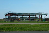 Leicester Airport, Leicester, England United Kingdom (EGBG) - new Helicopter hangar being built at Leicester - by Chris Hall