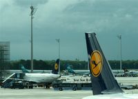 Munich International Airport (Franz Josef Strauß International Airport), Munich Germany (EDDM) - Crowded apron at Terminal 2.... - by Holger Zengler