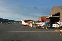 Homer Airport (HOM) - Homer airport AK in the evening - by Jack Poelstra