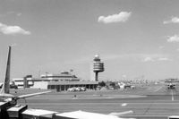 Newark Liberty International Airport (EWR) - the old ATC tower circa 1997 - by Bruce H. Solov