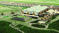 Ngurah Rai Airport (Bali International Airport), Denpasar, Bali (ICAO code also given as WRRR) Indonesia (WADD) - New expansion of Bali / Ngurah Rai International Airport Terminal building (starting operation in October 2013) - by NN