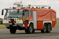 Evreux Fauville Airport, Evreux France (LFOE) - Fire Truck display, Evreux-Fauville Air Base 105 (LFOE) - by Yves-Q