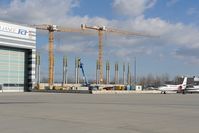Vienna International Airport, Vienna Austria (LOWW) - Hangar 7 construction site - by Dietmar Schreiber - VAP