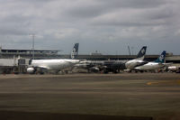 Auckland International Airport, Auckland New Zealand (NZAA) - three different Air NZ tails = times of change - by Micha Lueck