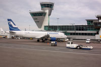 Helsinki-Vantaa Airport - View of the control tower and part of the superb L-shaped terminal here. - by Howard J Curtis