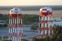 Pensacola Nas/forrest Sherman Field/ Airport (NPA) - Water towers and runways at Forest Sherman Field - by Florida Metal