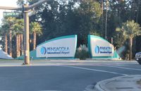 Pensacola Gulf Coast Regional Airport (PNS) - Entrance to Pensacola Airport - by Florida Metal