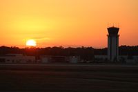 Pensacola Gulf Coast Regional Airport (PNS) - Pensacola Tower with sunset - by Florida Metal