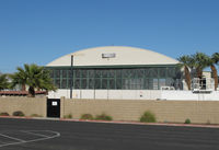 Jacqueline Cochran Regional Airport (TRM) - one of the hangars - by olivier Cortot