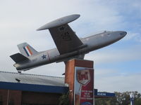 Port Elizabeth Airport - Mounted aircraft outside Terminal Building at PLZ - by Neil Henry