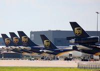 Dallas/fort Worth International Airport (DFW) - UPS ramp at DFW.  - by paulp