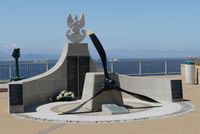 Gibraltar Airport - Memorial to General Sikorski and others who died in an air crash on July 4, 1943 - by Graham Reeve