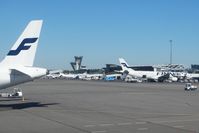 Helsinki-Vantaa Airport - Helsinki Vantaa, great modern airport, hub for  FINNAIR, the national carrier. - by Jean M Braun