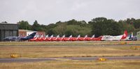 Bournemouth Airport - Busy Cobham apron - by John Coates