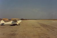 Poso-kern County Airport (L73) - 39932 at Poso Kern airport in 1990. Not much there but nice runway. Nice place when the drag strip next door is active - I guess? - by S B J