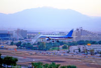 Eilat Airport (J. Hozman Airport) - B-757 Landing just before Sunrise - by JPC