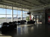 St. Catharines/Niagara District Airport - Inside  passenger terminal Niagara distr. airport - by Jack Poelstra
