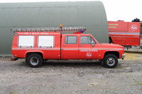 EGYK Airport - One of the emergency vehicles at RAF Elvington - by Guitarist