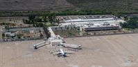 General Rafael Buelna International Airport - Also the Alaska_N618AS - view from air. - by XE1JPP