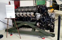 Addison Airport (ADS) - Rolls Royce Merlin63 engine - by Ronald Barker