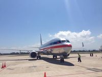 Cap-Haitien International Airport - American Airlines aircraft after landing for the first time at the Hugo Chavez International Airport of Cap-Haitien for the inaugural flight from Miami - by Unknown