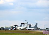 RAF Waddington - Parked up RAF Boeing AEW.1 Sentry's - by Clive Pattle