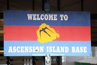 FHAW Airport - A Welcome sign at Ascension Island - Wideawake airfield FHAW - by Clive Pattle